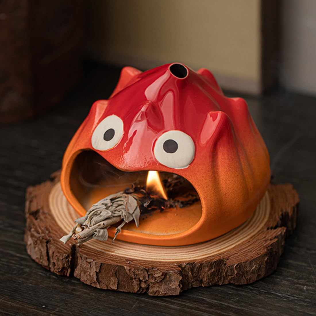 Palo Santo Burner Sage Sticks & Wood Incense with Ash Catcher for Meditation, Yoga, Aromatherapy