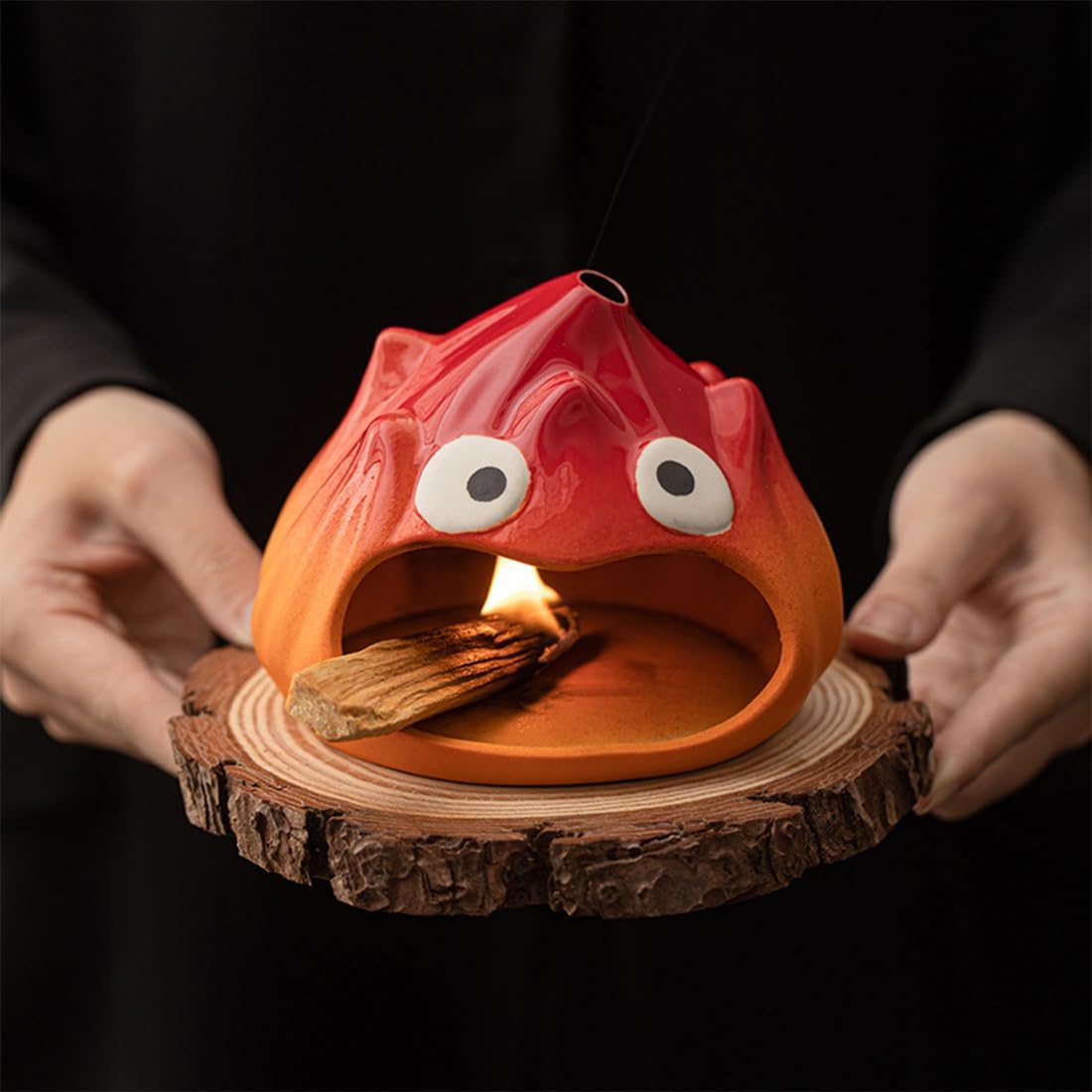 Palo Santo Burner Sage Sticks & Wood Incense with Ash Catcher for Meditation, Yoga, Aromatherapy