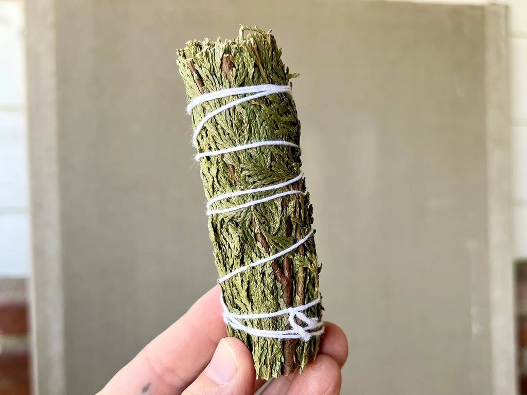 Cedar Smudge Stick, 4” Cedar for Cleansing,  Insence Burner Energy Healing, Meditation, and Clearing Negative Energy