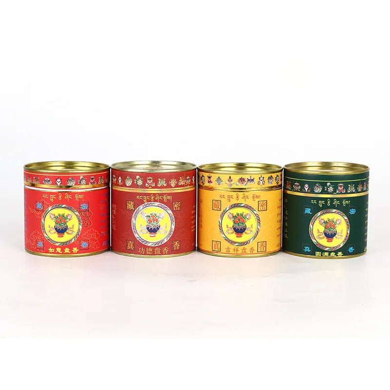 Incense Coils Coil Natural Tibetan Sandalwood Aroma for Calming Relaxation Meditation Yoga Home Fragrance