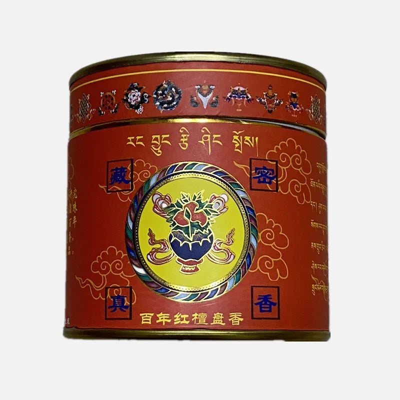 Incense Coils Coil Natural Tibetan Sandalwood Aroma for Calming Relaxation Meditation Yoga Home Fragrance
