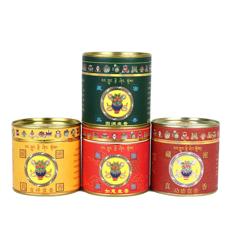Incense Coils Coil Natural Tibetan Sandalwood Aroma for Calming Relaxation Meditation Yoga Home Fragrance
