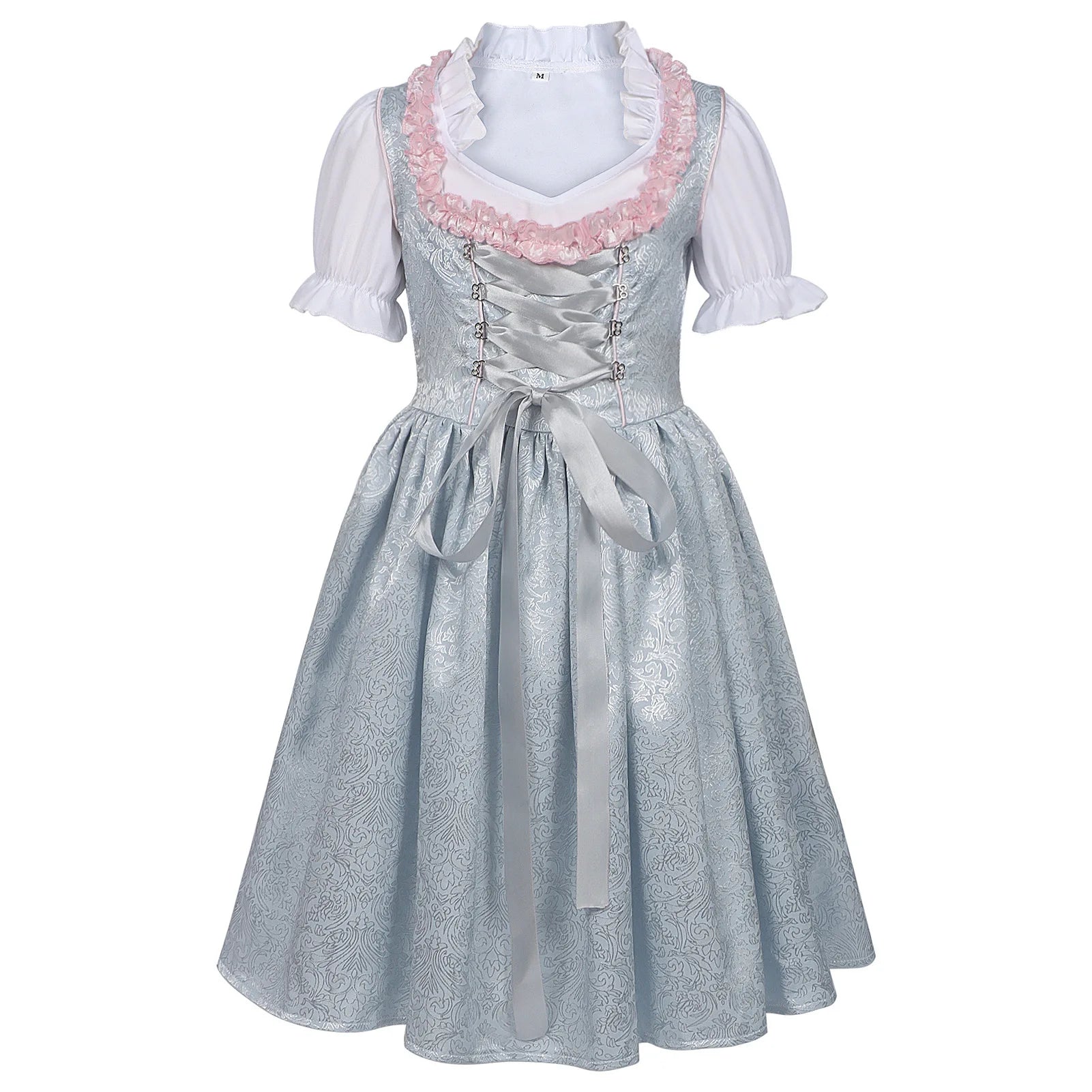German Oktoberfest Costume for Women Bavarian Dirndl Dress Set Carnival Halloween Party Outfits Beer Garden Festival Vestidos