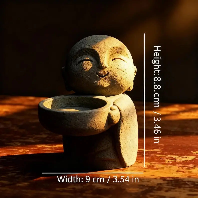 Candle Holder Zen Candle Decor for Meditation & Relaxation