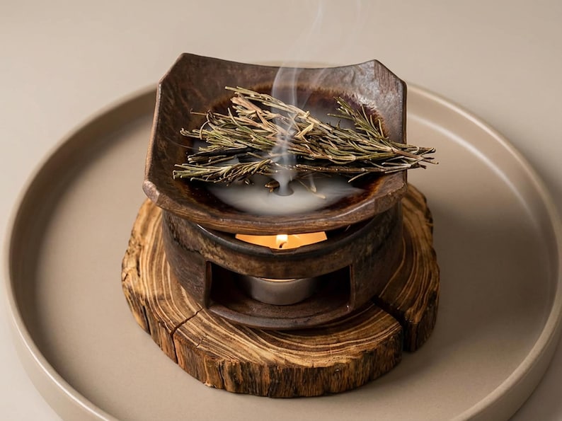 Ceramic Aromatherapy Stove Essential Oil Burner Handmade Ceramic Candle Wax Melts Warmer